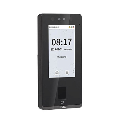 картинка ZKTeco SenseFace 4A Биометрический терминал распознавания лиц, RFID карт (WiFi+IC) от компании Intant